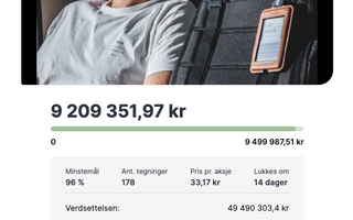 Bli medeier i et selskap som vil revolusjonere måten vi reiser med fly på!