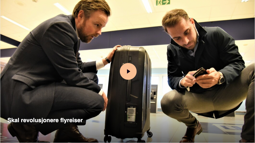«Her får Torbjørn den aller første digital bagasjelappen»